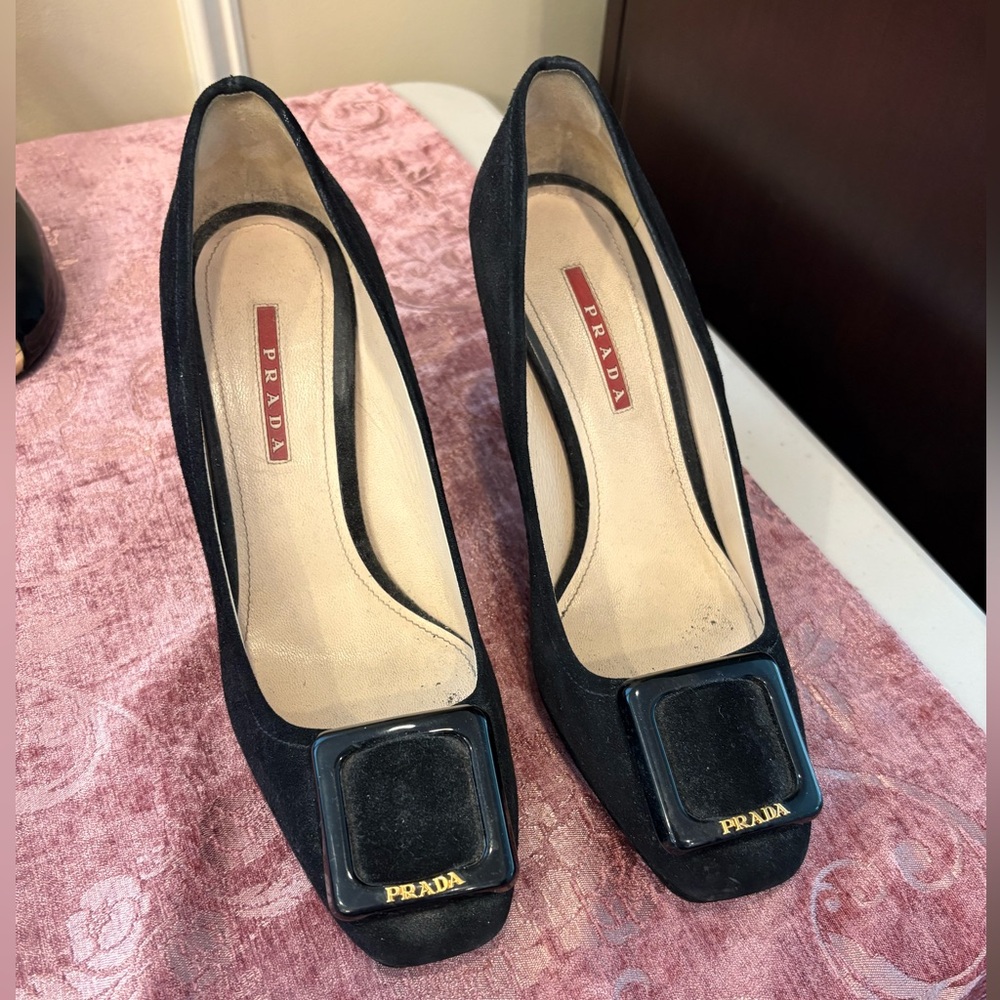 Prada Suede Pumps